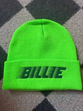 Billie Eilish Neon Green Beanie exclusive